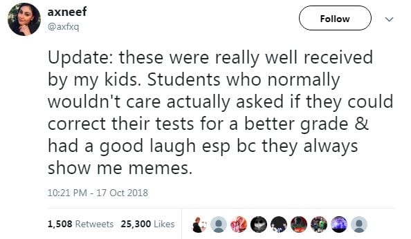 This Teacher's Meme-Based Grading System Is a Hit with Her Students