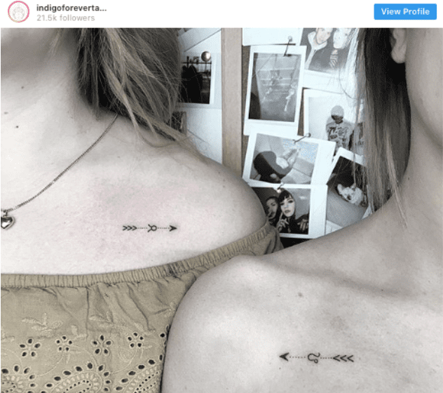 20 Matching Tattoos That Are Great For Siblings And Best Friends