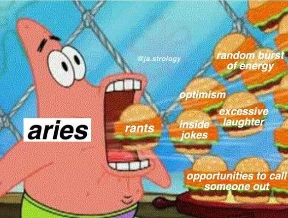 10 Memes About Aries That Are Uncomfortably Spot-On