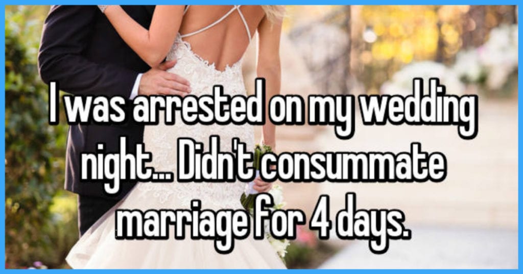 consummate marriage on wedding night