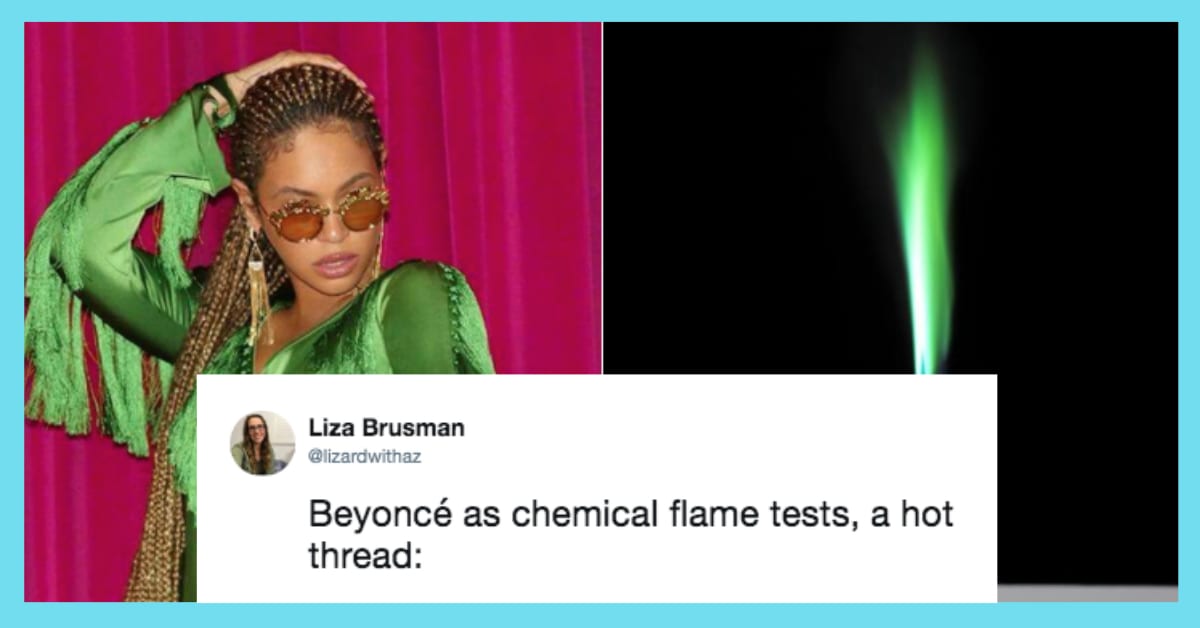 Beyonce as Chemical Flames & Sea Sponges Is All You Need Right Now