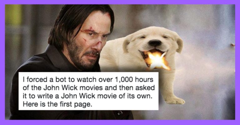 Guy Forces Bot To Watch 1,000 Hours Of John Wick And Then Write A Script