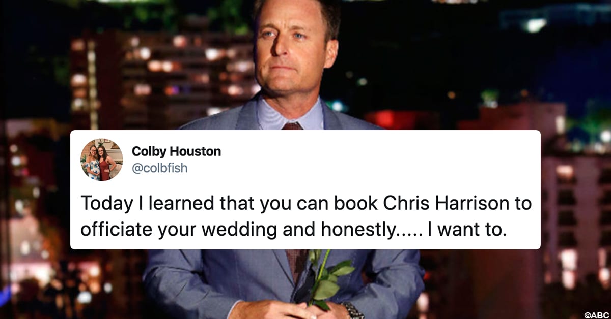 Fans of 'The Bachelor' Can now get Chris Harrison to Officiate your Wedding