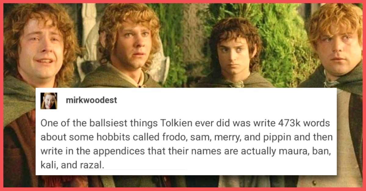 Tumblr User Takes a Deep Dive on Lord of the Rings Mythology
