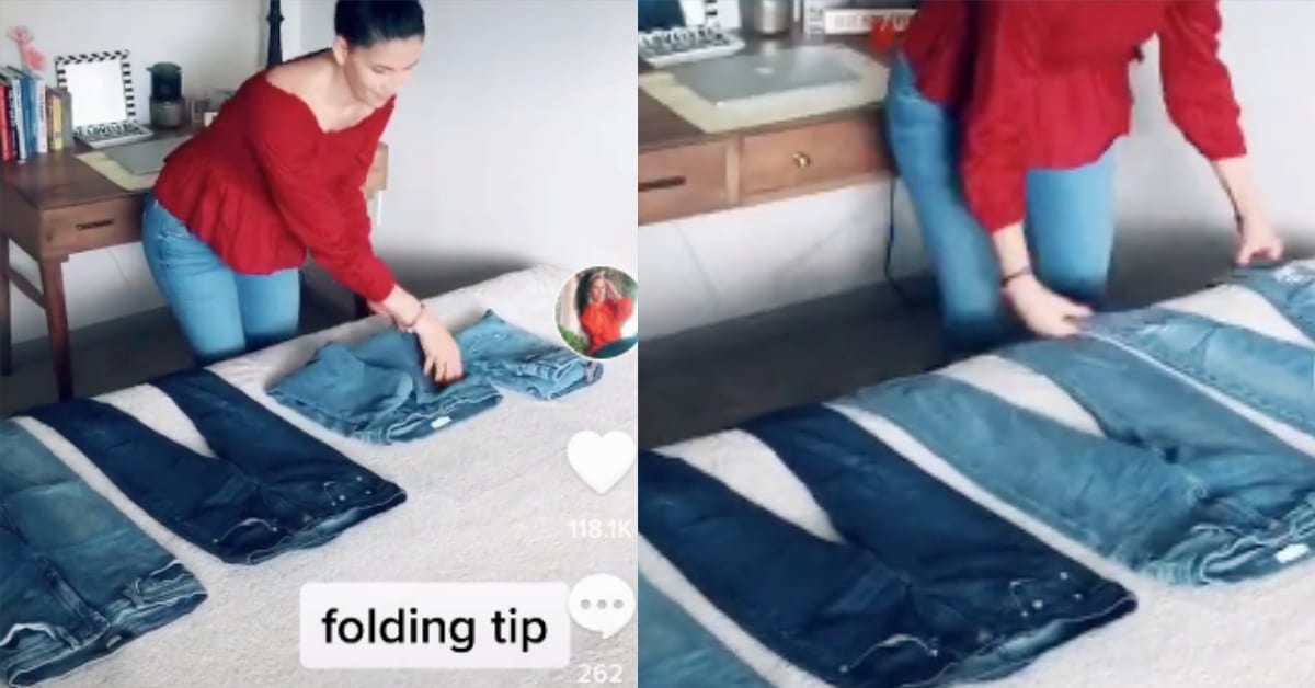 Here Is The Best Way To Fold Your Jeans
