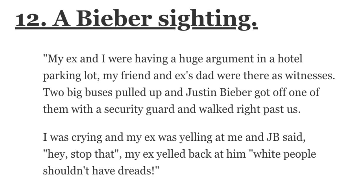 Crazy Things That Have Happened