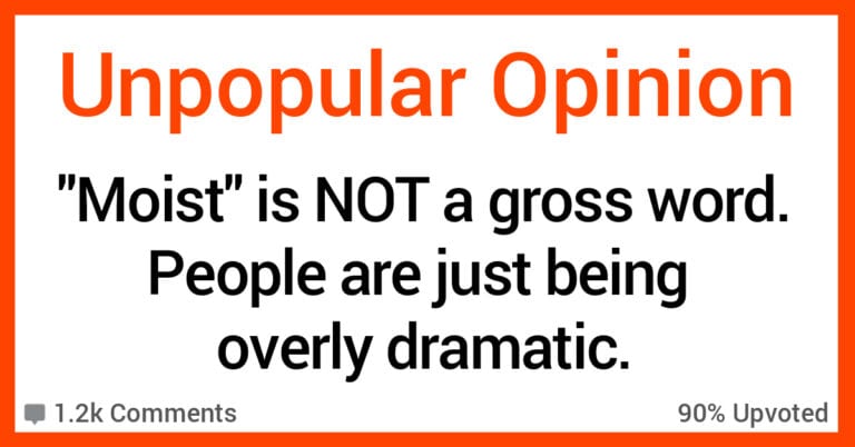 Unpopular Opinion: It Might Be Time To Forgive The Word "Moist"